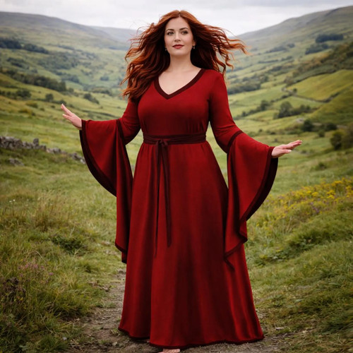 Plus size renaissance gown - plus,