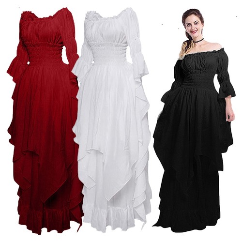 Damenkleid mittelalterliches - damenkleid,