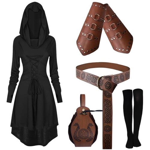 Mittelalter kostüm damen set - damen,