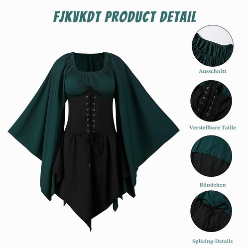 Damen mittelalter kleid - mittelalter,