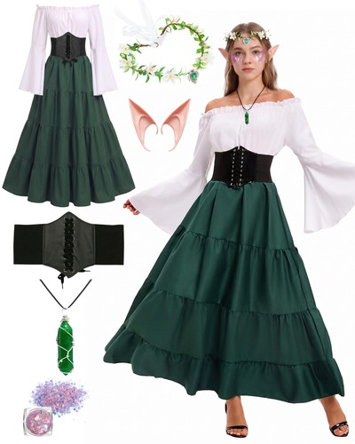 Mittelalter kleid damen - kleid,