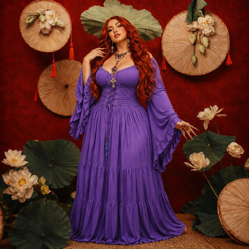 Cottagecore maxi gown cottage - maxi, gown,