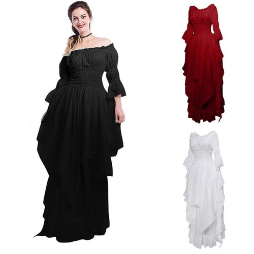 Mittelalterliches damenkleid - mittelalterliches,