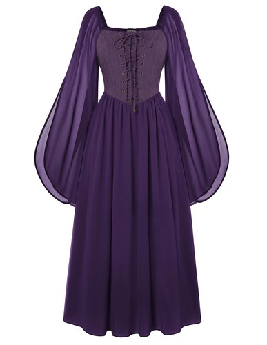 Renaissance kleid damen lila - renaissance-kleid,