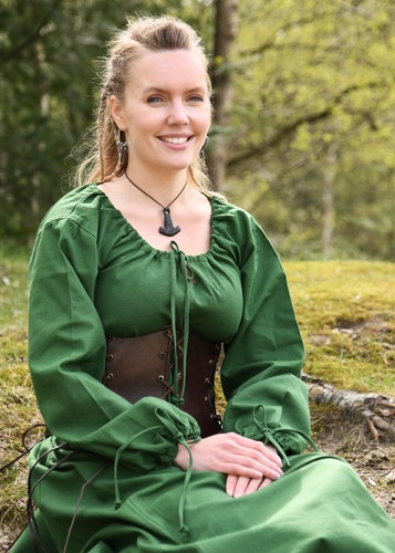 Mittelalter kleid grün - mittelalter,