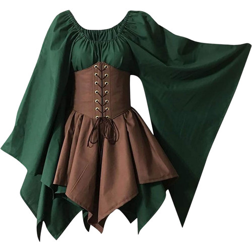 Damen mittelalter kleid - damen,