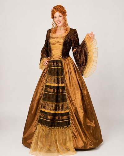 Damen rokoko kleid barock - rokoko,
